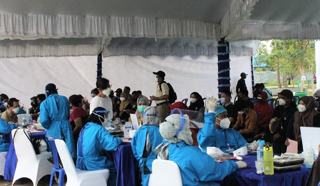 Caksinasi Covid-19 di CitraLand Banjarmasin, Kalimantan Selatan mendapatkan apresiasi dari berbagai kalangan.